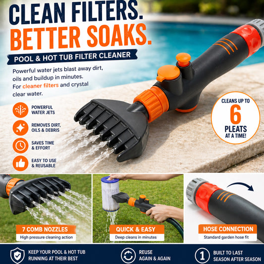 Pool/Hot Tub Filter Cleaner