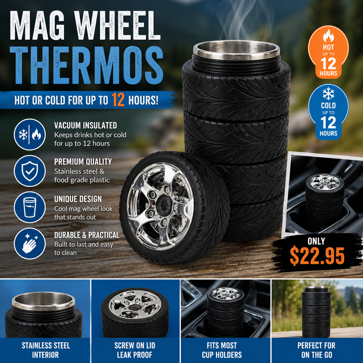 Mag Wheel Thermos