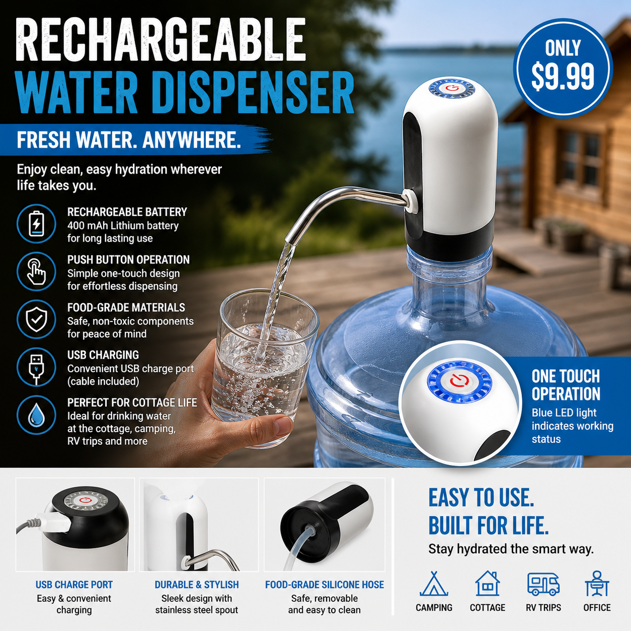 Rechargeable Water Dispenser