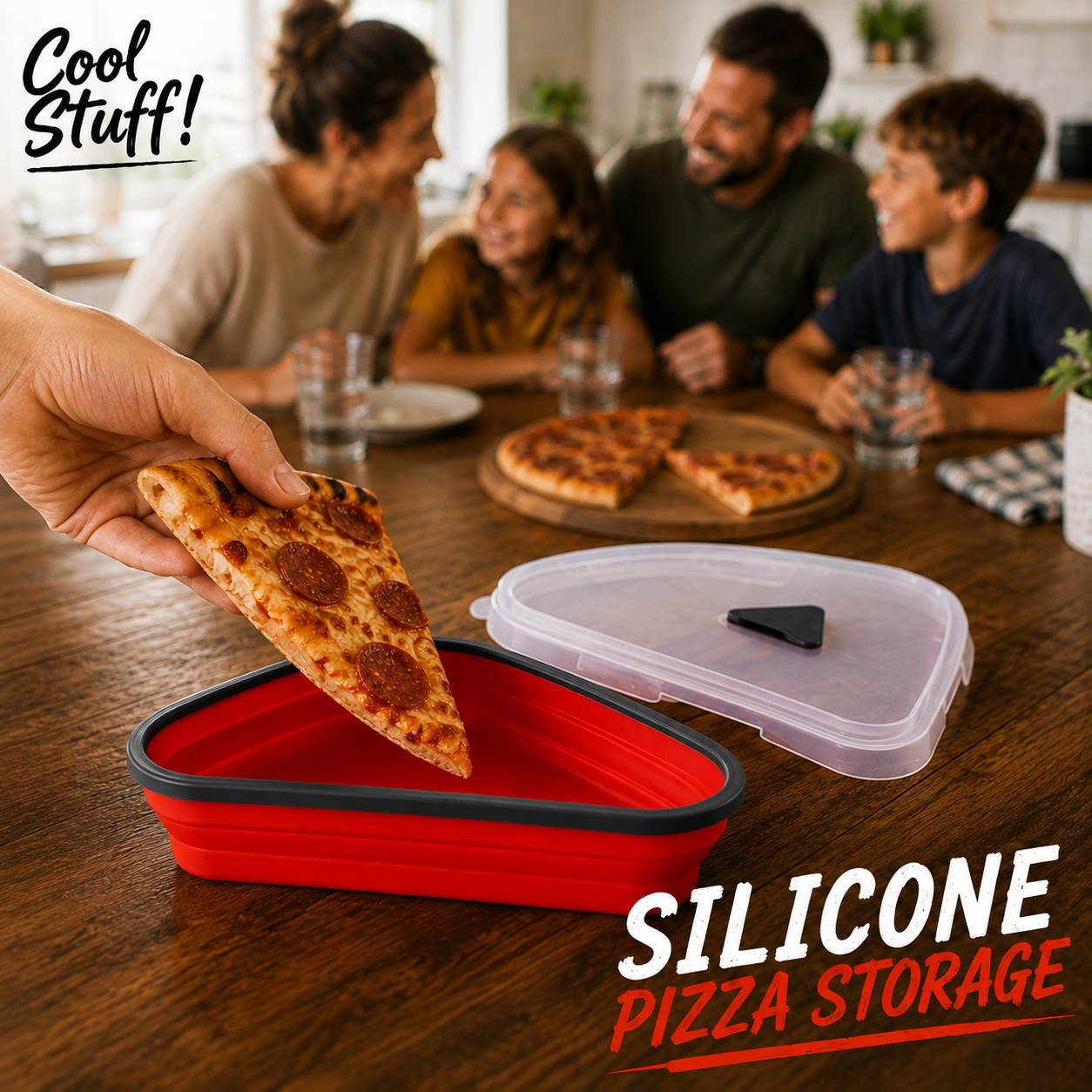 Silicone Pizza Storage box