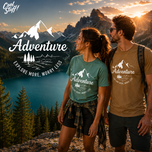 Adventure T-Shirt | 100% Cotton Graphic Tee