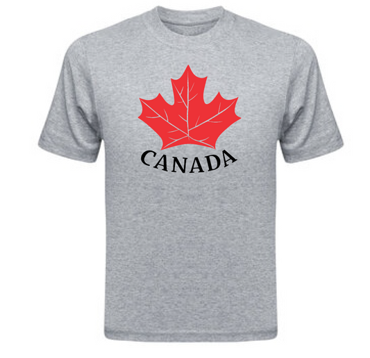 Maple Leaf T-shirt Grey