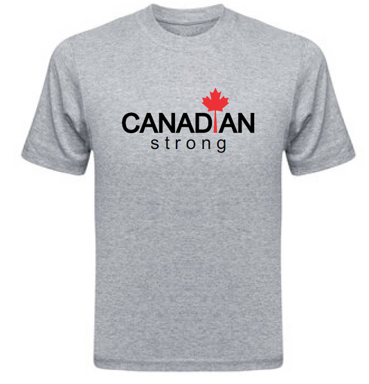Canadian Strong T-shirt Grey